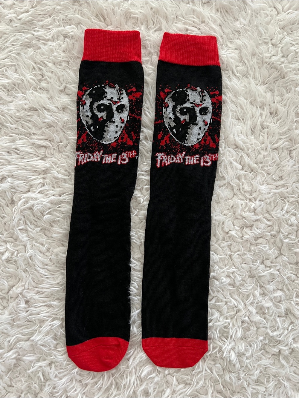 Friday the 13th Knee Length Socks Halloween Horror Unisex